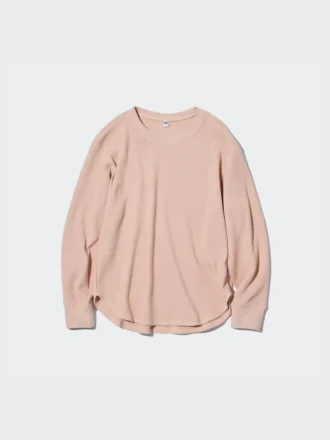 Wafel-T-shirt voor dames | Longsleeves