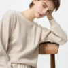 Wafel-T-shirt voor dames | Longsleeves