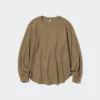 Wafel-T-shirt voor dames | Longsleeves