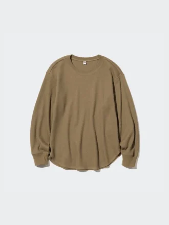 Wafel-T-shirt voor dames | Longsleeves