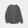 Wafel-T-shirt voor dames | Longsleeves