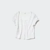 Waffle Full Open Mini T-shirt voor dames | Patroon