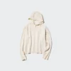 Wasbare gebreide Hoodie met kabelpatroon voor dames