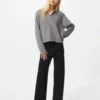 Wasbare geribde broek voor dames