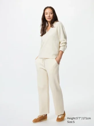 Wasbare geribde broek voor dames