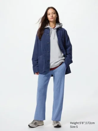 Wasbare geribde broek voor dames