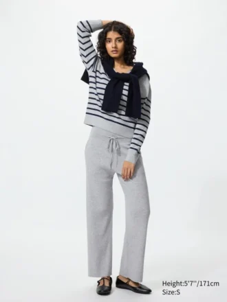 Wasbare geribde broek voor dames