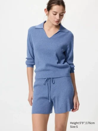 Wasbare geribde Short voor dames