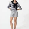 Wasbare geribde Short voor dames
