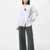 Wasbare Milano-geribde broek voor dames