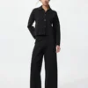 Wasbare Milano-geribde broek voor dames