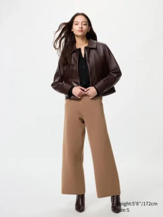 Wasbare Milano-geribde broek voor dames