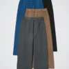 Wasbare Milano-geribde broek voor dames