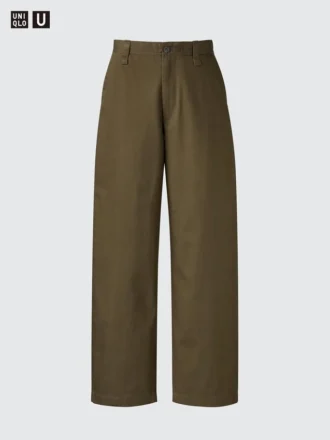 Wide chino-broek voor heren