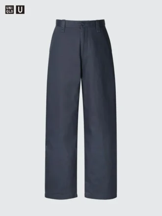 Wide chino-broek voor heren
