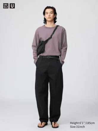 Wide chino-broek voor heren