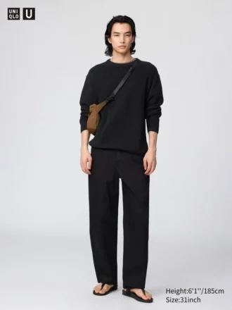 Wide chino-broek voor heren
