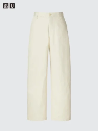 Wide chino-broek voor heren