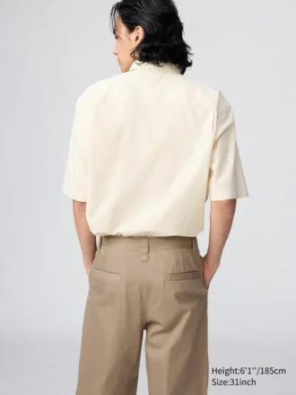 Wide chino-broek voor heren