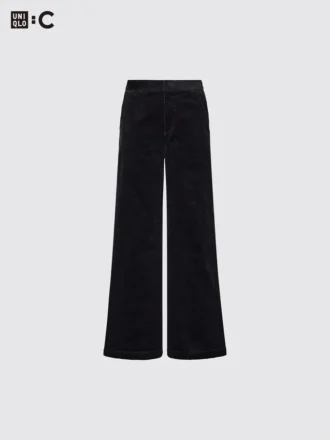 Wide corduroy broek voor dames