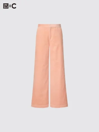 Wide corduroy broek voor dames