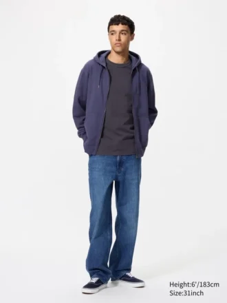 Wide straight jeans voor heren