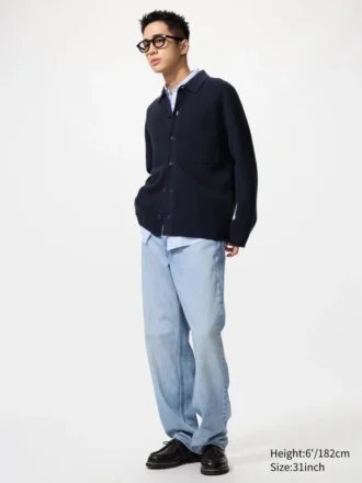 Wide straight jeans voor heren | Tall