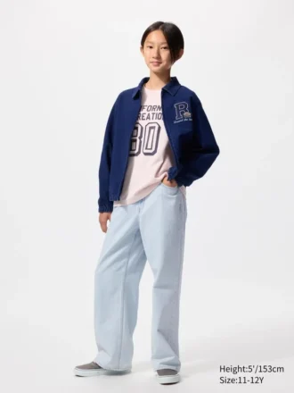 Wide straight jeans voor kinderen