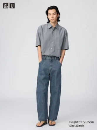 Wide tapered jeans voor heren