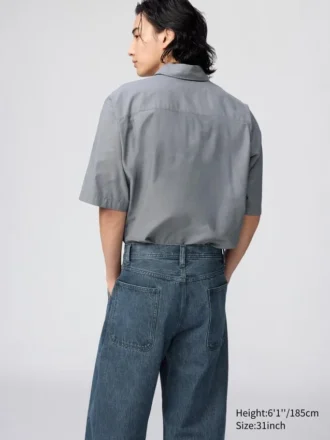 Wide tapered jeans voor heren