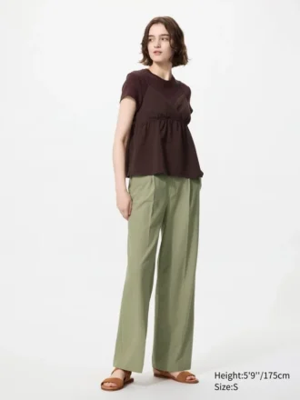 Wijd plooibroek voor dames | Tall