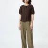 Wijd plooibroek voor dames | Tall