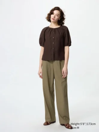 Wijd plooibroek voor dames | Tall
