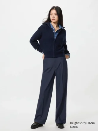 Wijd plooibroek voor dames | Tall