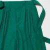Wijde enkellange broek met riemen voor dames