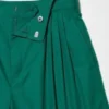 Wijde enkellange broek met riemen voor dames