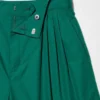 Wijde enkellange broek met riemen voor dames