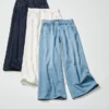 Wijde jeans met lage taillehoogte voor dames