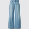 Wijde jeans met lage taillehoogte voor dames