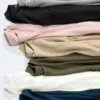 Zacht gebreid fleece T-shirt voor dames | Longsleeves