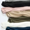 Zacht gebreid fleece T-shirt voor dames | Longsleeves