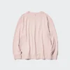 Zacht gebreid fleece T-shirt voor dames | Longsleeves