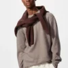 Zacht gebreid fleece T-shirt voor heren