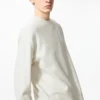 Zacht gebreid fleece T-shirt voor heren