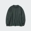 Zacht gebreid fleece T-shirt voor heren
