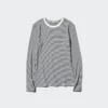 Zacht geribbeld T-shirt voor dames | Gestreepte