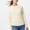 Zacht geribbeld T-shirt voor dames | Longsleeves