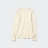 Zacht geribbeld T-shirt voor dames | Longsleeves