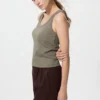 Zachte geribbelde tanktop voor dames