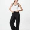 Zachte geribde tanktop voor dames | Ringer